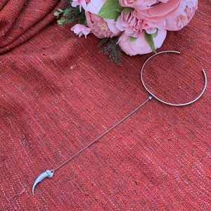 Vanessa Mooney x FP Silver Tooth Chain Choker